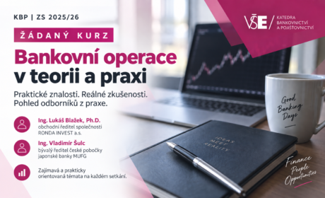 Bankovní operace v teorii a praxi: žádaný kurz propojující teorii s praxí